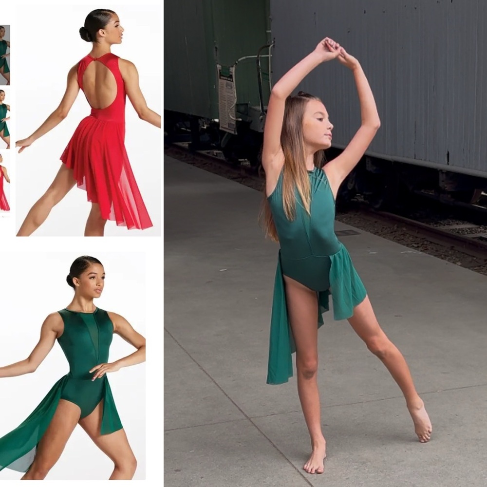 Dancewear costume base only worn once for a photoshoot. Size 7/8
